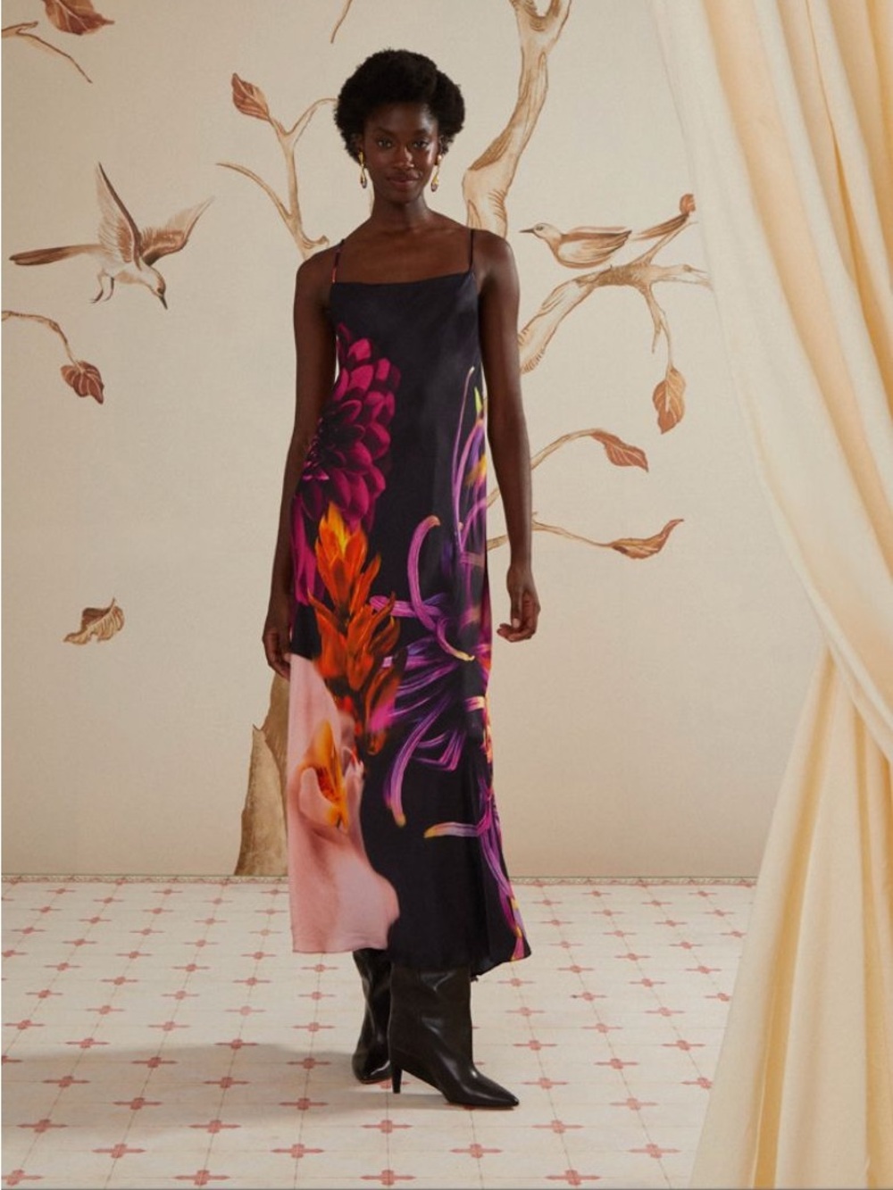 Floral Slip Maxi Dress by Farm Rio - Picture 2 of 3